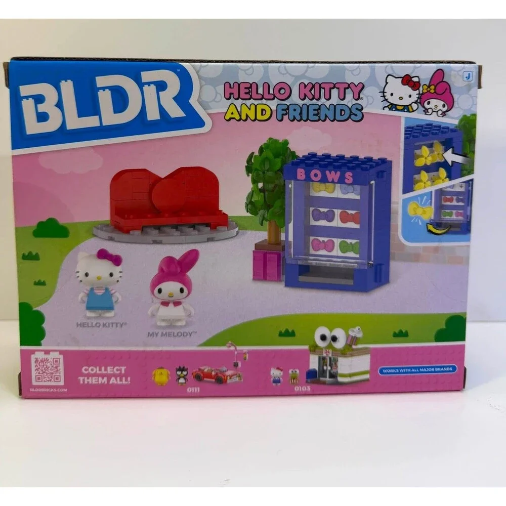 BLDR 0112 Hello Kitty and Friends Bow Vending Machine Builder Set 120 pcs
